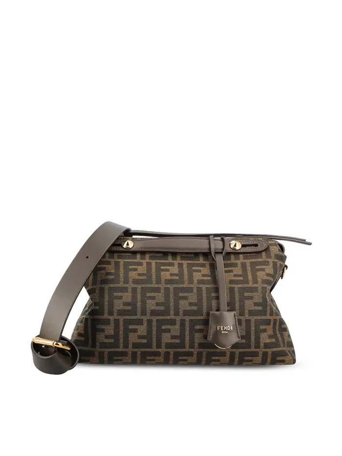 FENDI Borsa By The Way Selleria Medium Reversibile MARRONE