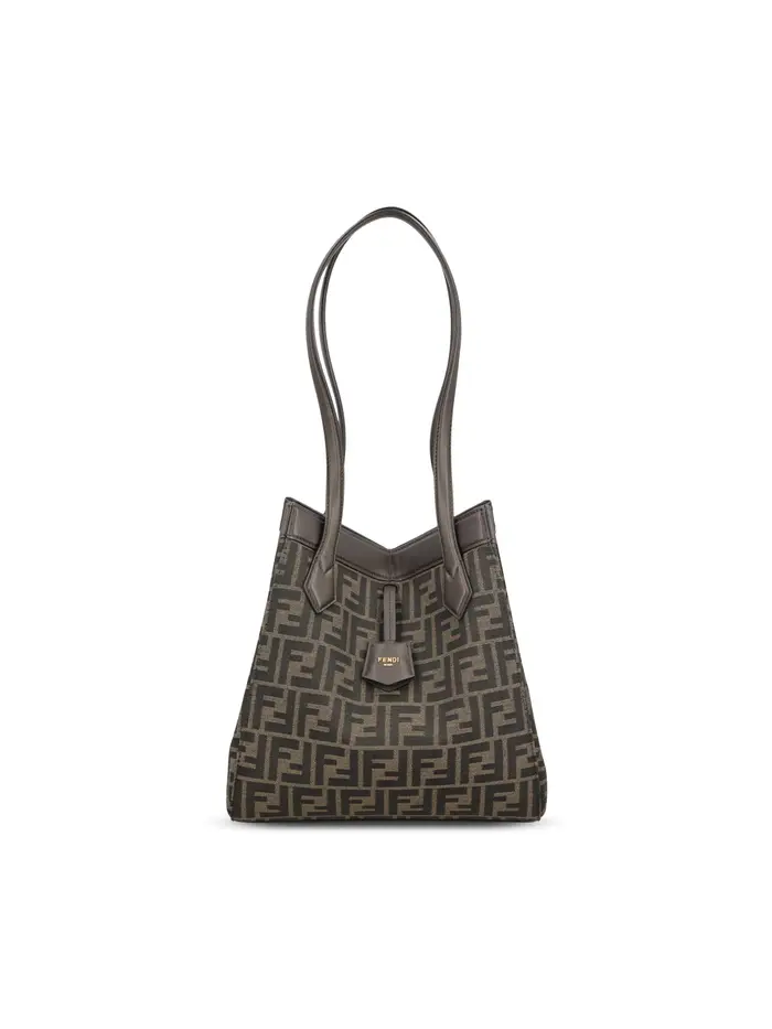 FENDI Borsa Origami Medium MARRONE