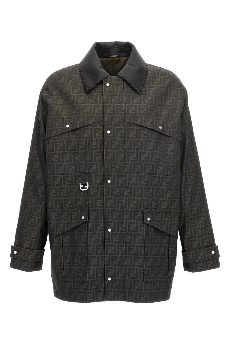 FENDI Giacca Ff Marrone