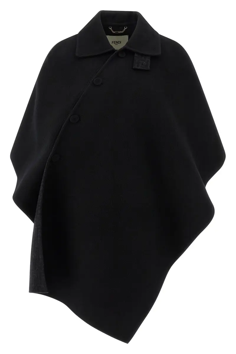 FENDI Mantella 'Double Wool' Nero