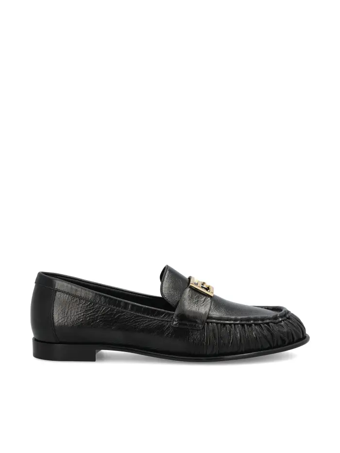 FENDI Mocassini realizzati in pelle di agnello NERO