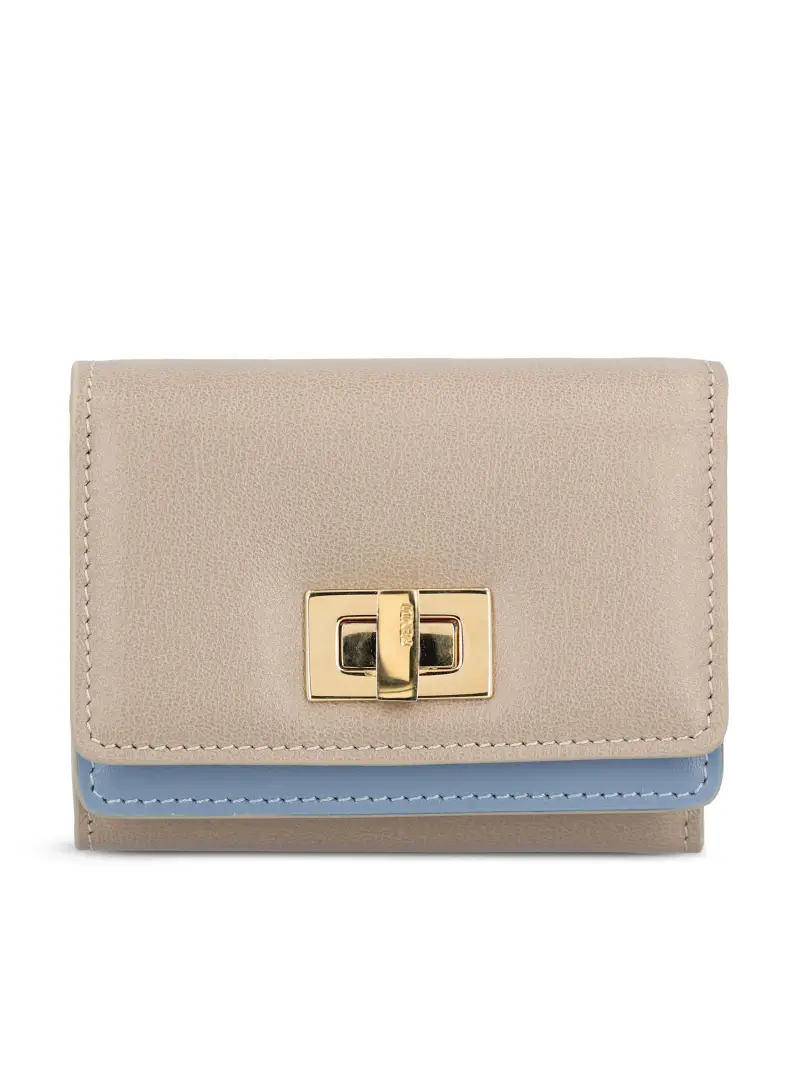 FENDI Portafoglio Small Trifold Way BEIGE