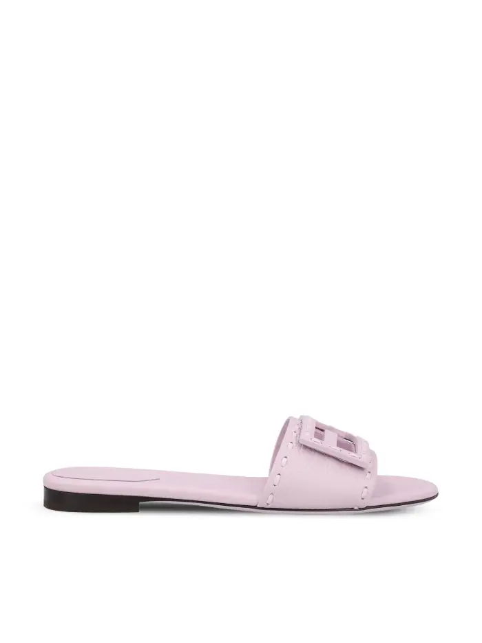 FENDI Slide Baguette In Pelle VIOLA