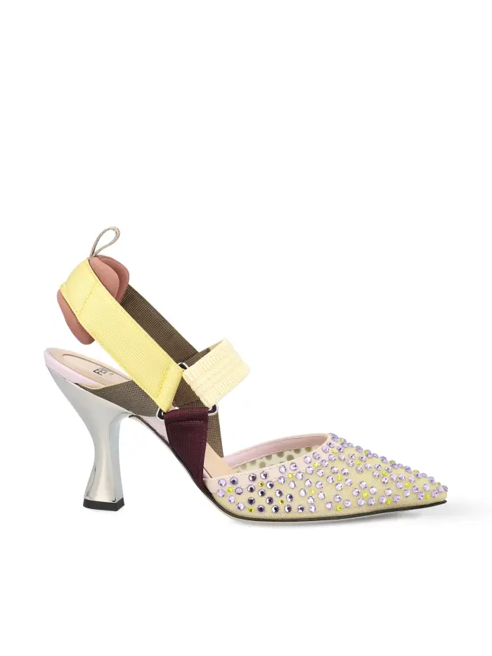 FENDI Slingback Colibrì GIALLO