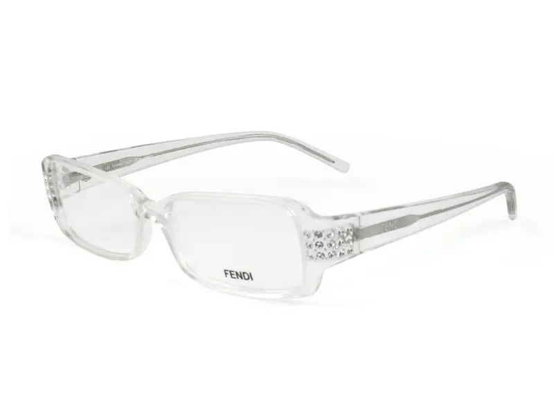 Fendi Unisex FE62252000 000 Montature da vista outlet Bianco Squadrata