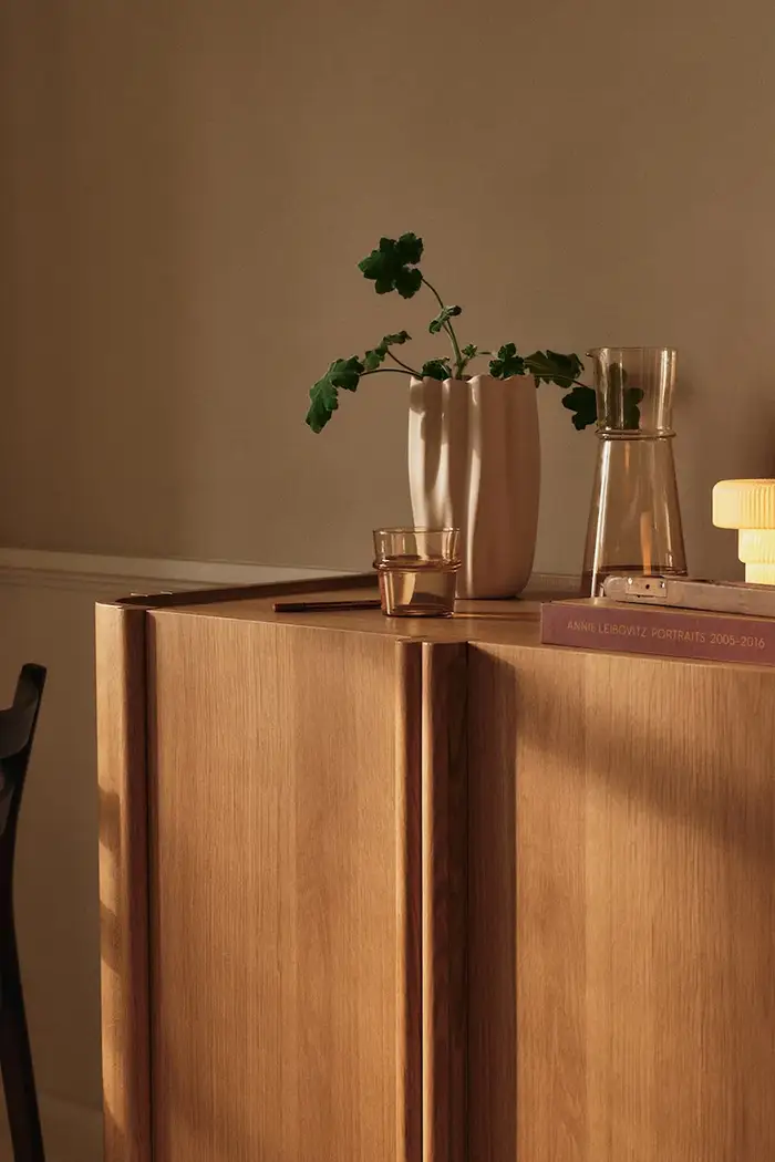 caraffa in vetro colorato 25 x 11 cm Giallo miniatura 5