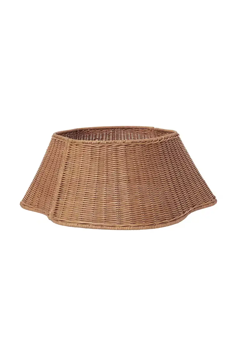 Ferm Living cesto per albero di nsatale Drape 53 x 54 x 21 cm Beige