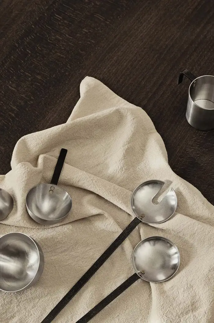 cucchiai da insalata Obra pacco da 2 Grigio miniatura 3