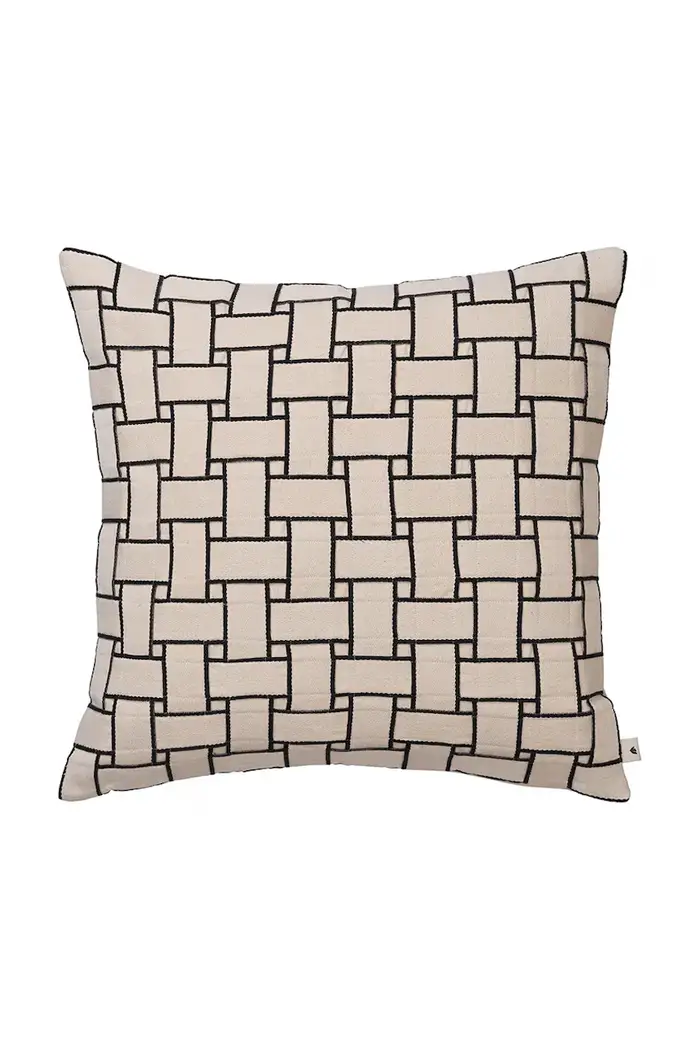 Ferm Living cuscino decorativo in cotone 50 x 50 cm Beige