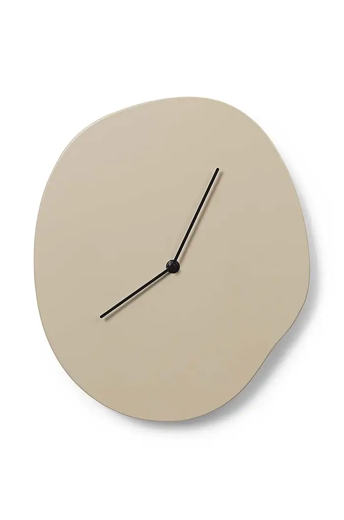 Ferm Living orologio da parete Melt Beige