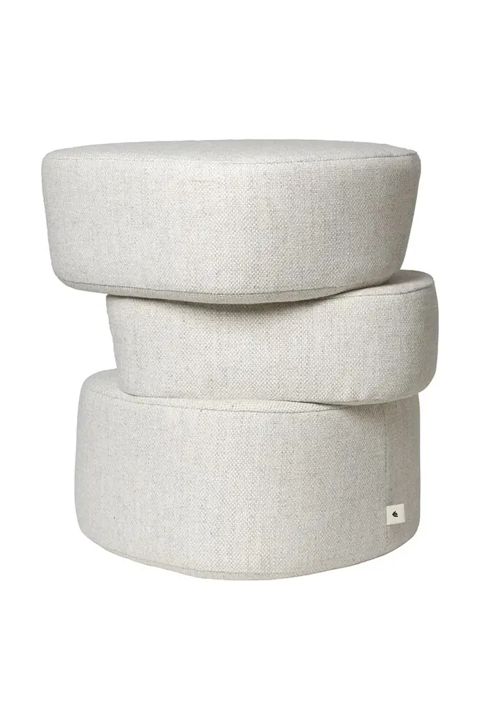 Ferm Living pouf 46 x 43 x 41 cm Bianco