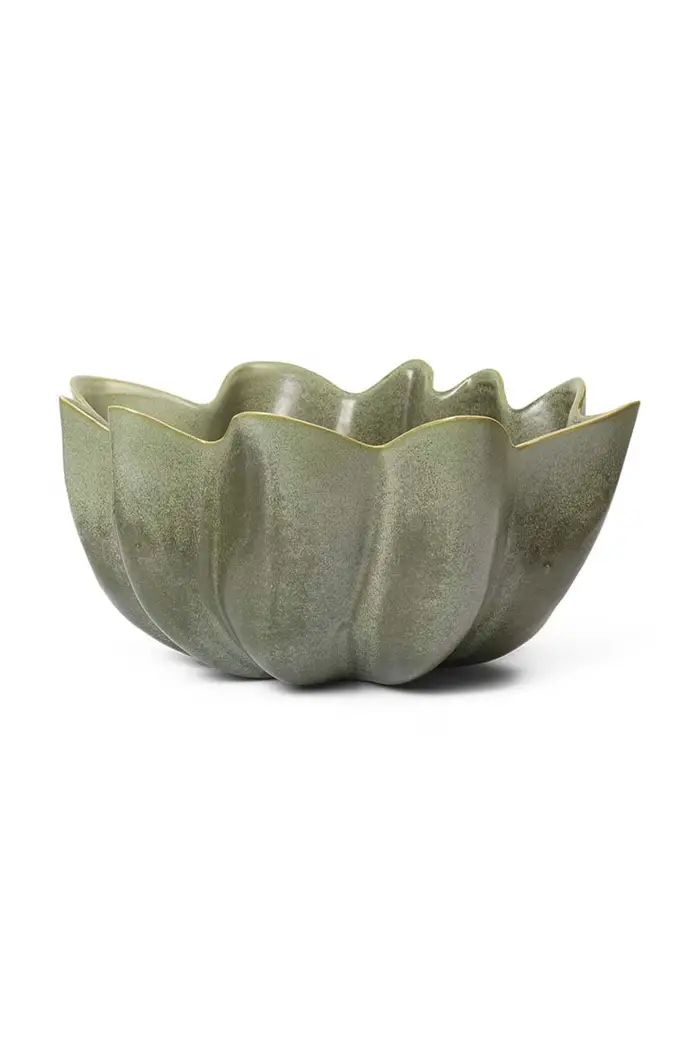 Ferm Living vasio decorativo Nium Bowl S Verde