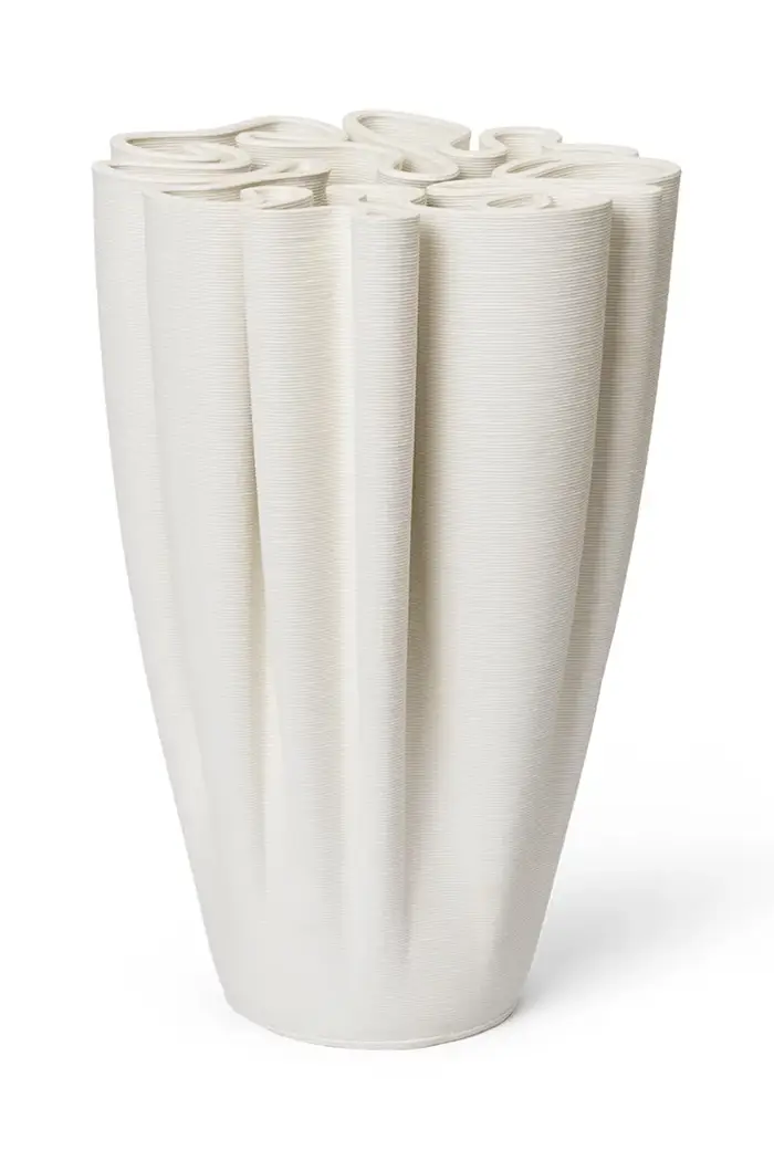 Ferm Living vaso decorativo Dedali Bianco