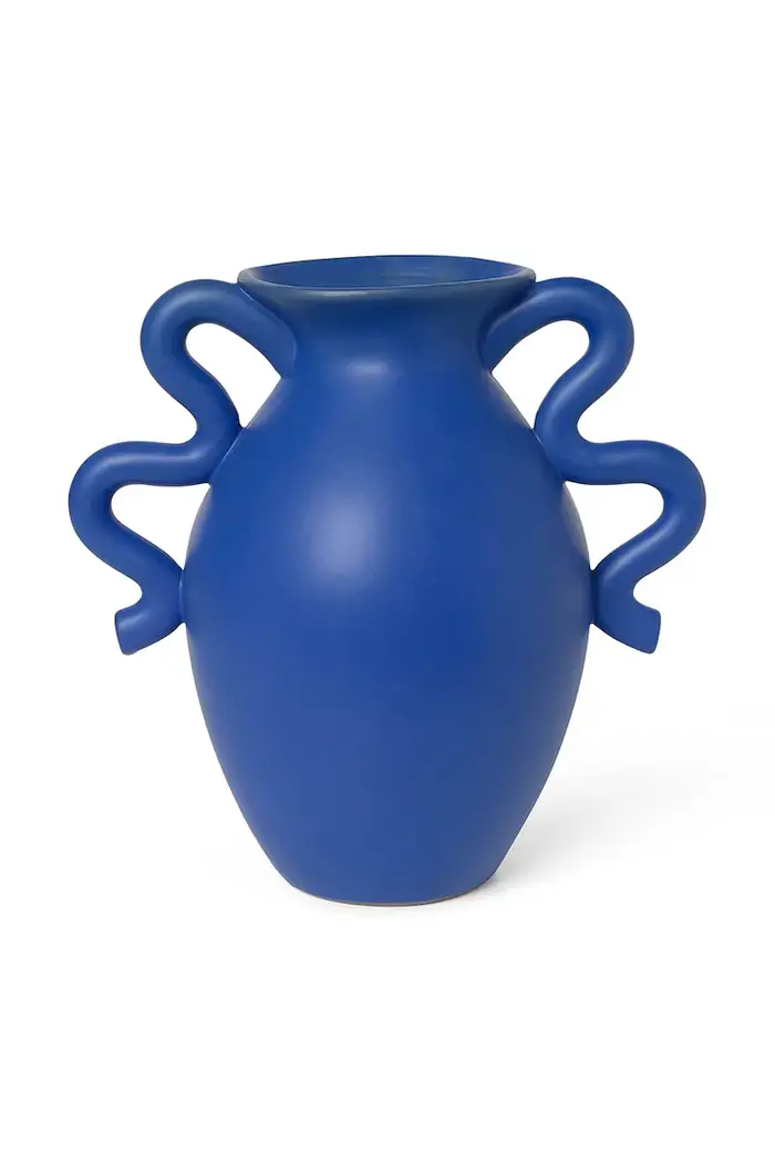 Ferm Living vaso decorativo Verso Blu navy