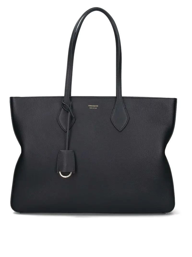Ferragamo Borsa Tote Grande Nero