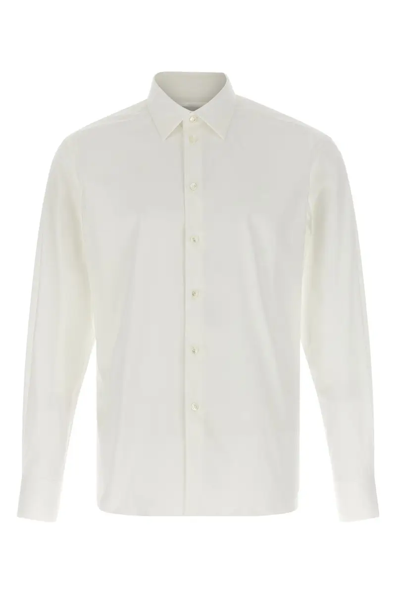 FERRAGAMO Camicia Popeline Bianco