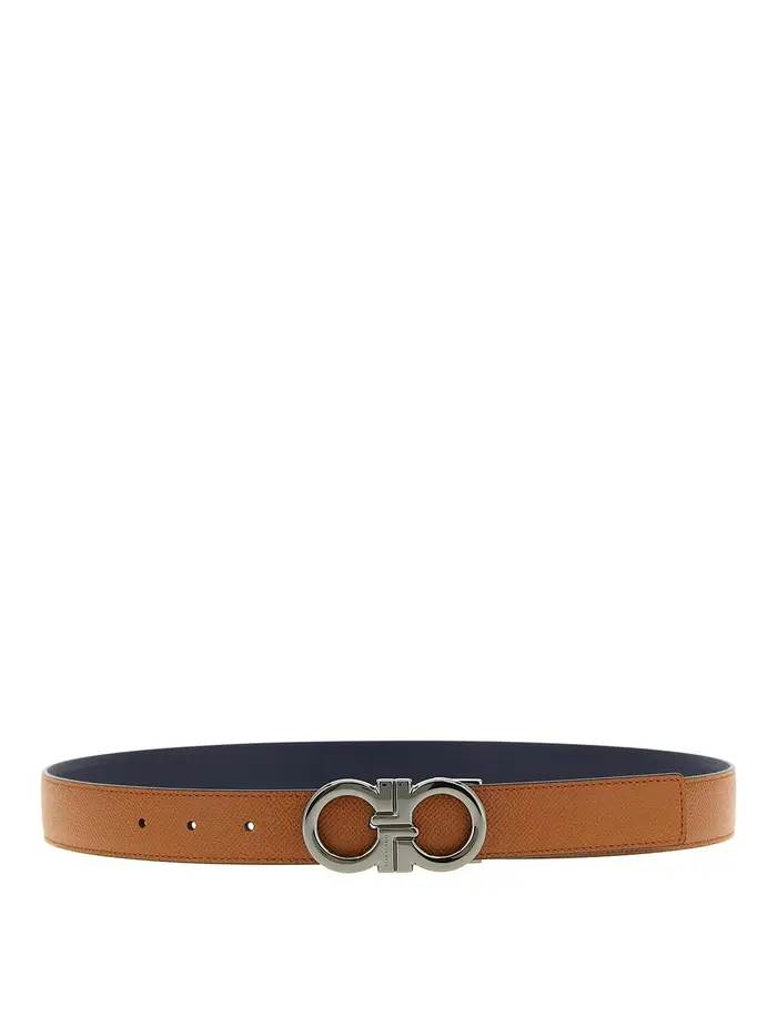 Ferragamo Cintura reversibile Marrone