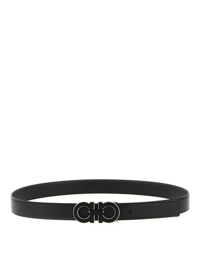 Ferragamo Cintura reversibile Nero