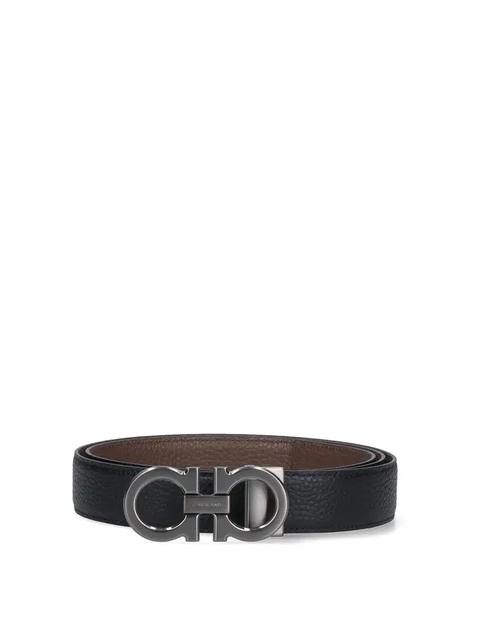 Ferragamo Cintura Reversibile Nero