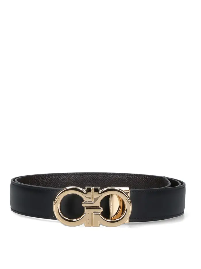 Ferragamo Cintura Reversibile Nero