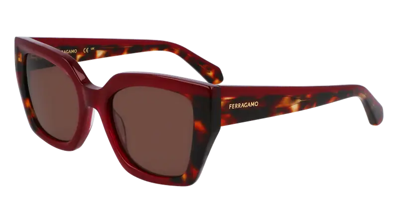 Ferragamo Occhiali da sole Donna Bordeaux 872783