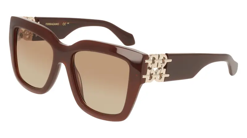 Ferragamo Occhiali da sole Donna Marrone 2289265