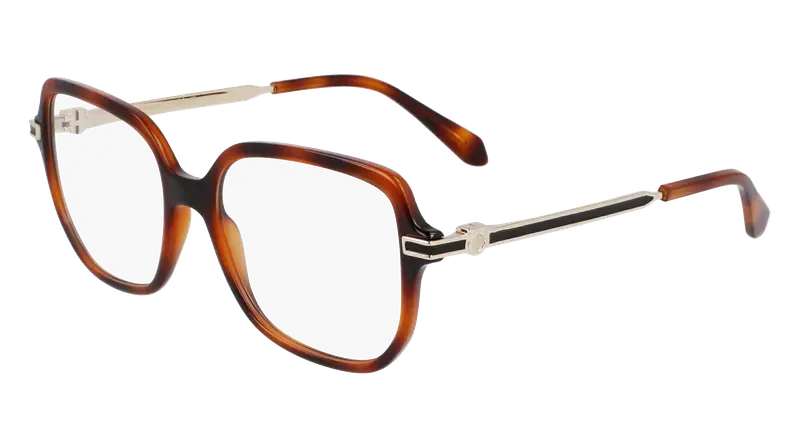 Ferragamo Donna SF3012 240 Montature da vista Acetato Havana Squadrata Normale