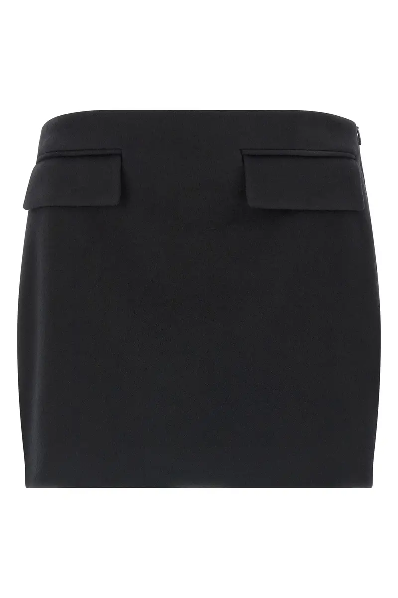 FERRAGAMO Gonna Lana Cashmere Nero