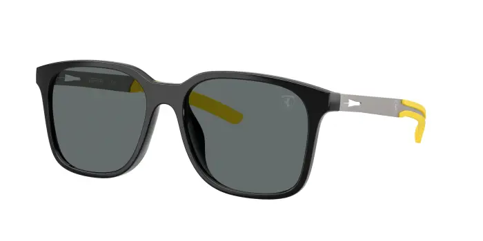 Ferrari Scuderia Unisex FZ6025D 501/81 Occhiali da sole Iniettato Nero Grigio Squadrata Polarizzata