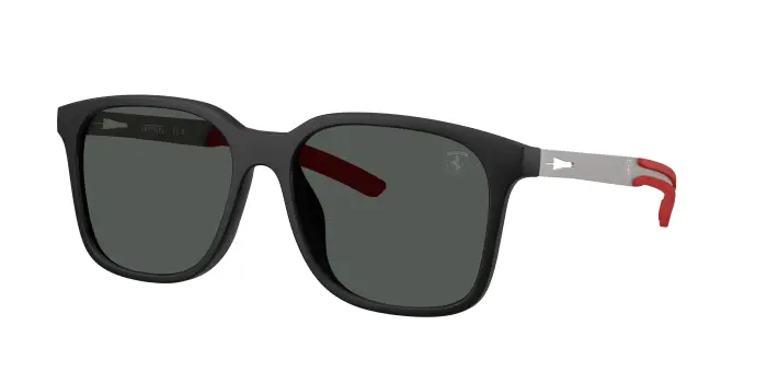 Ferrari Scuderia Unisex FZ6025D 504/87 Occhiali da sole Iniettato Nero Grigio Squadrata Normale