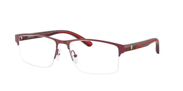 Ferrari Scuderia Uomo FZ7015 132 Montature da vista Metallo Bordeaux Pillow Normale