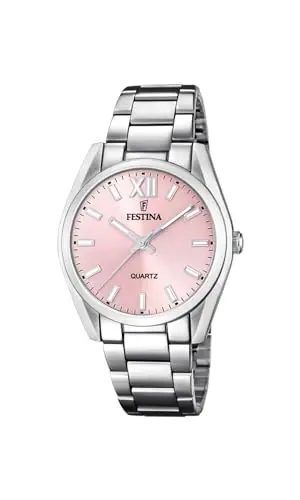 Festina Orologio da donna F20622 Boyfriend Cassa in acciaio inossidabile 316l argento cinturino in acciaio inossidabile