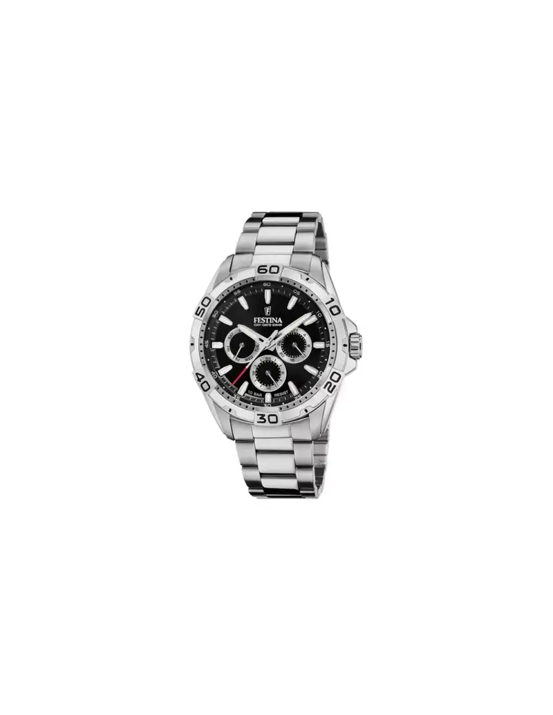Festina Orologio Multifunction F20623/4 nero con cinturino in acciaio