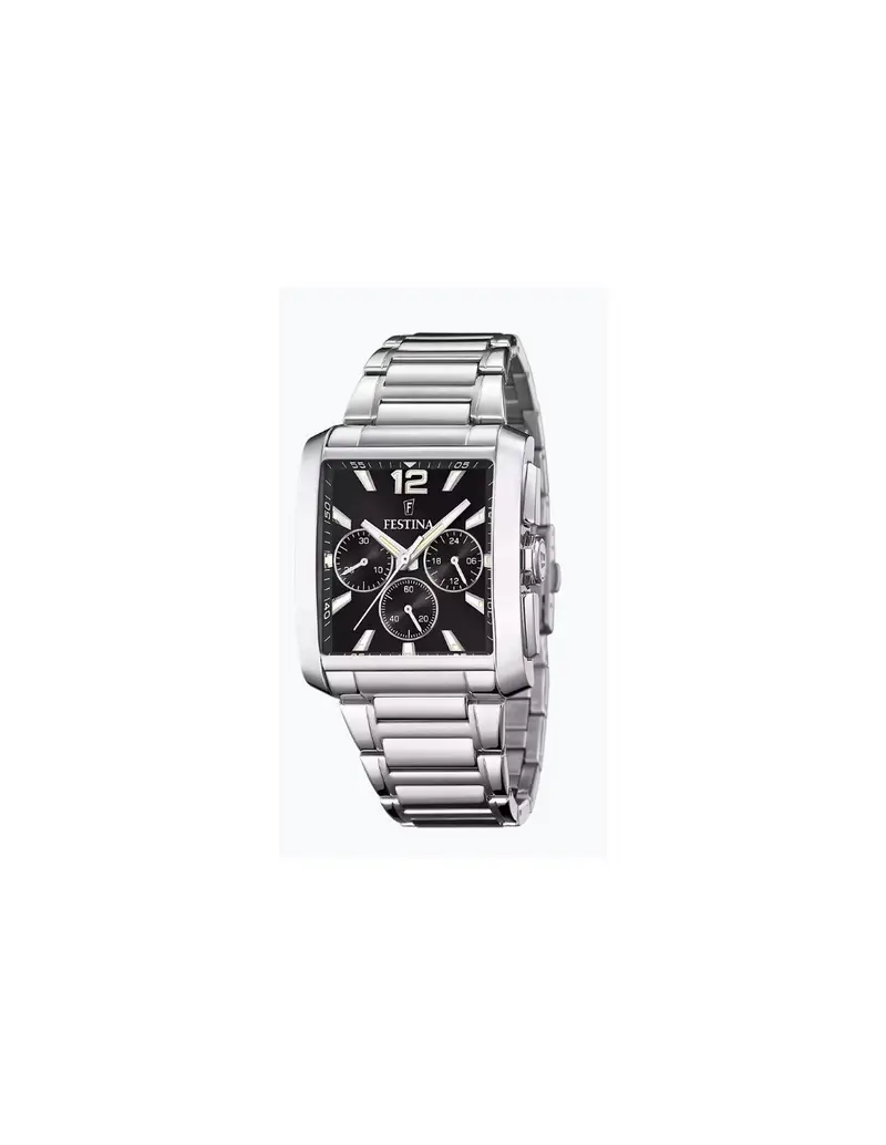 Festina Orologio On The Square F20635/4 Black con cinturino in acciaio