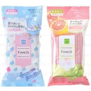 FIANCEE Fragrance Body Sheet - 3 Types Pure Shampoo