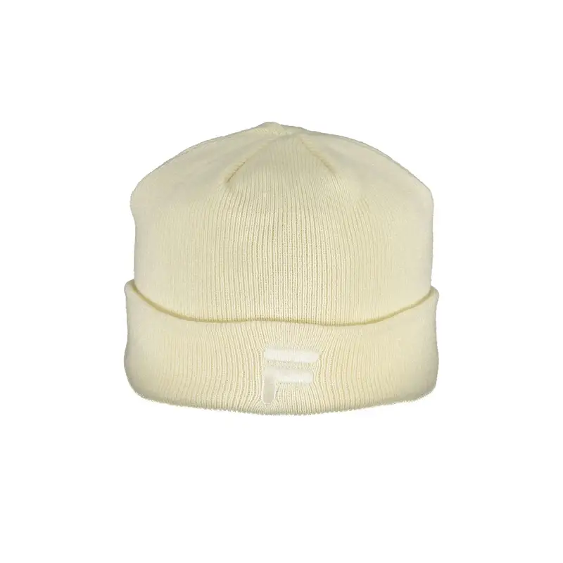 Fila Berretto Uomo Bianco con Ricamo e Logo
