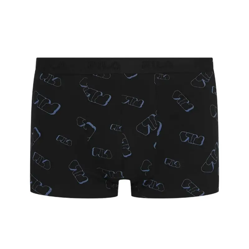 Fila Boxer cotone elasticizzato stampato fu5317 uomo nero