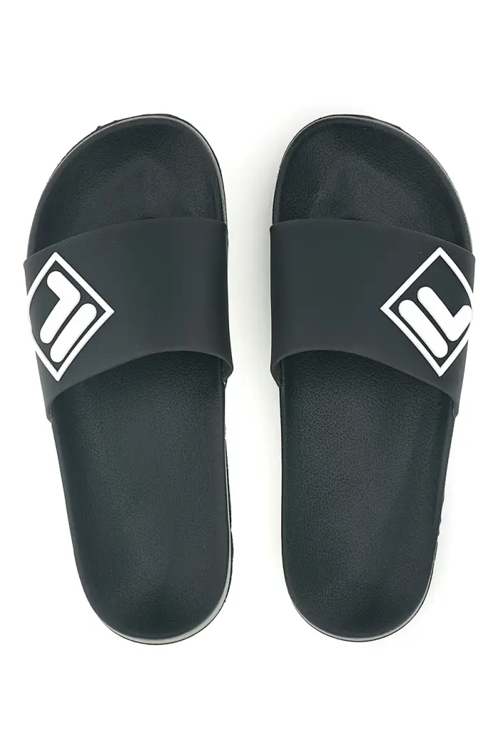 Ciabatte da piscina nero con fascia logata Fila Morro Bay Lugo [NERO]