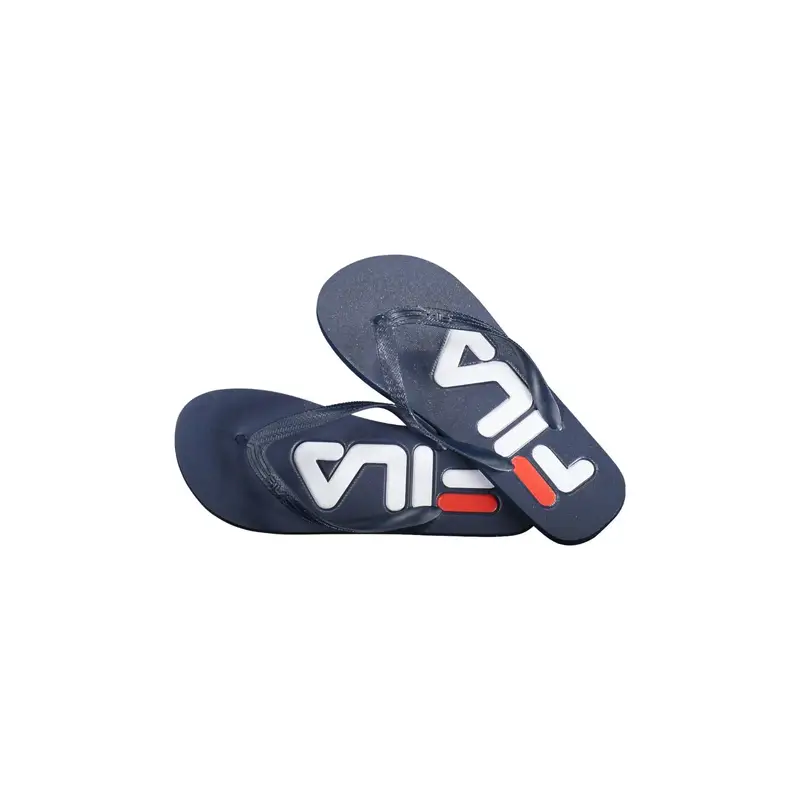 Fila Ciabatte Infradito Uomo Blu Troy con Logo