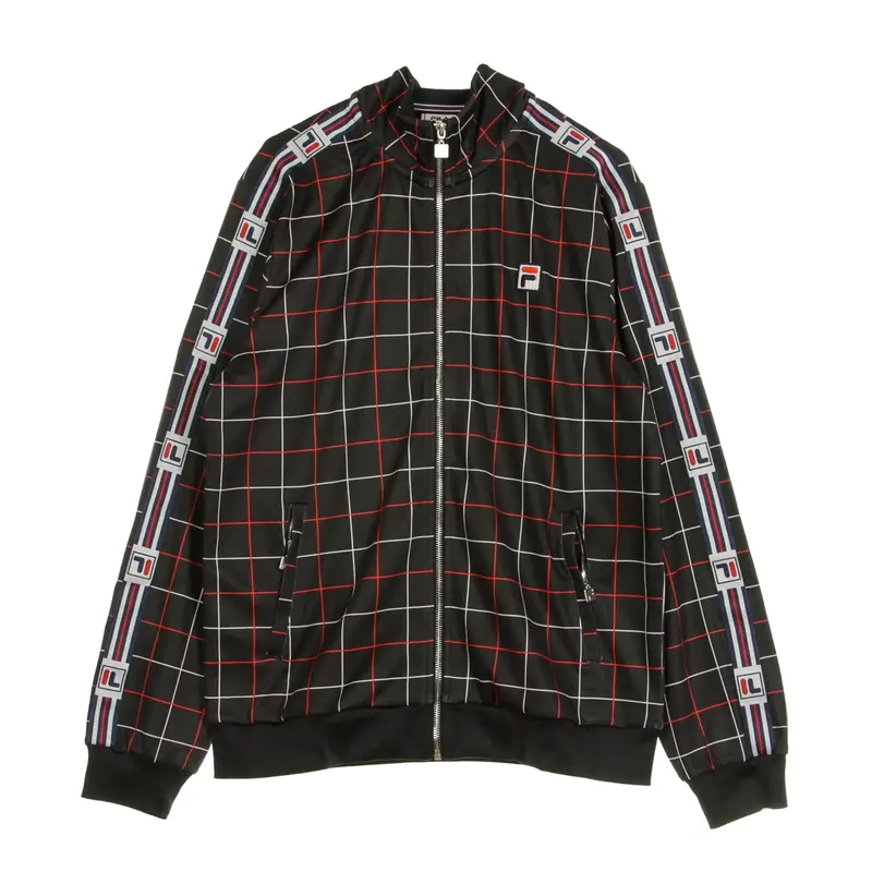 Fila Giacca Tuta Uomo Waite Aop Tj Black Check Allover