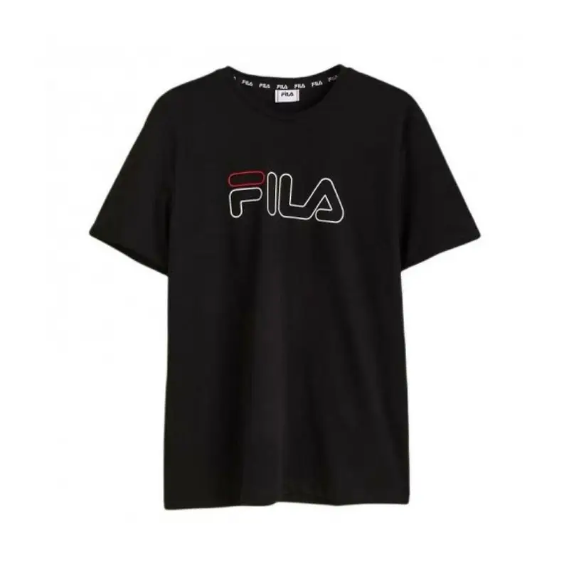 Maglia a Maniche Corte Uomo Fila FAM0225 80010 Nero | Fila