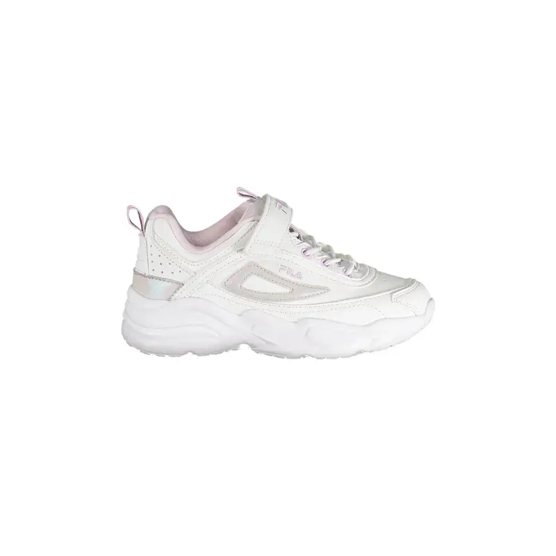 Fila Sneakers Bambina Bianche Sportive Strappo Logo Bianco
