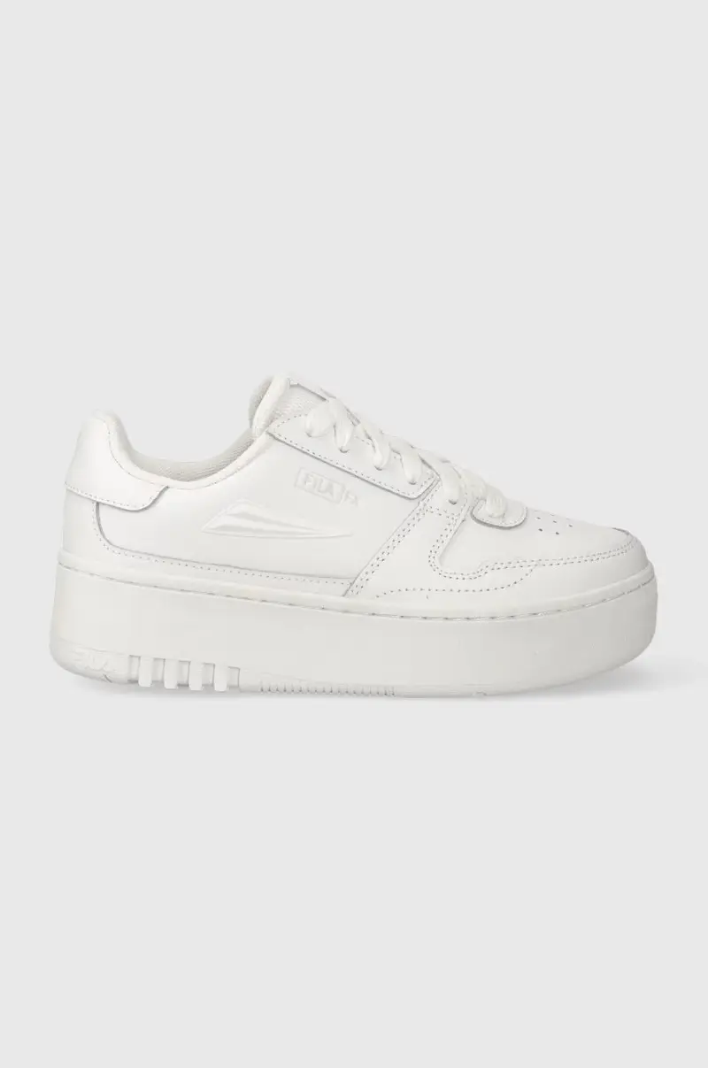 Fila sneakers in pelle FXVENTUNO PLATFORM Bianco