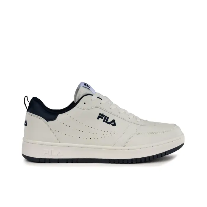 Sneakers uomo da basket bianche e viola con logo laterale 45