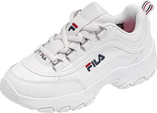 FILA Strada Low Kids, Sneaker Unisex - Bambini e ragazzi, Bianco, 33 EU
