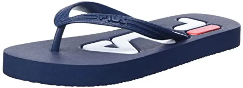 Fila Troy kids Sandalo Unisex - Bambini, Blu ( Navy), 34 EU