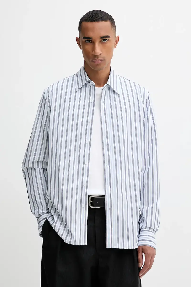 Filippa K camicia in cotone uomo colore bianco 31712