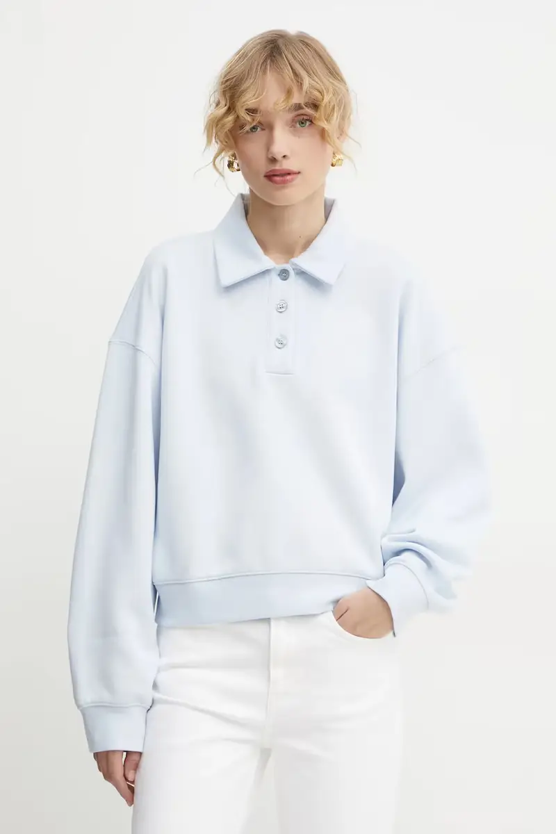 Filippa K felpa donna colore blu 31369