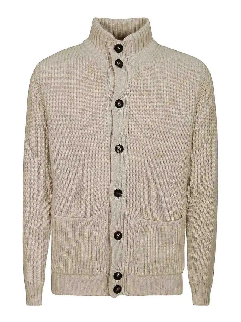 FILIPPO DE LAURENTIIS Cardigan Beige 4572968