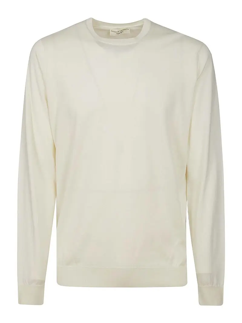 Filippo De Laurentiis Girocollo Bianco